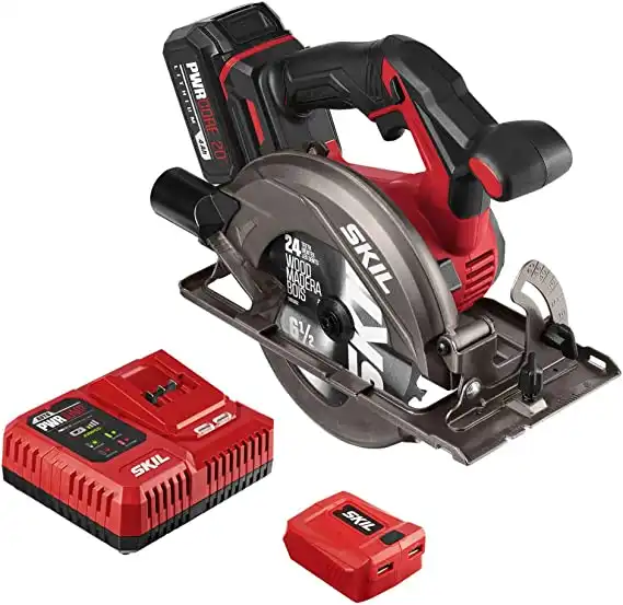 SKIL PWR CORE 20 Brushless 20V 6-1/2'' Circular Saw Kit - CR5413-1A